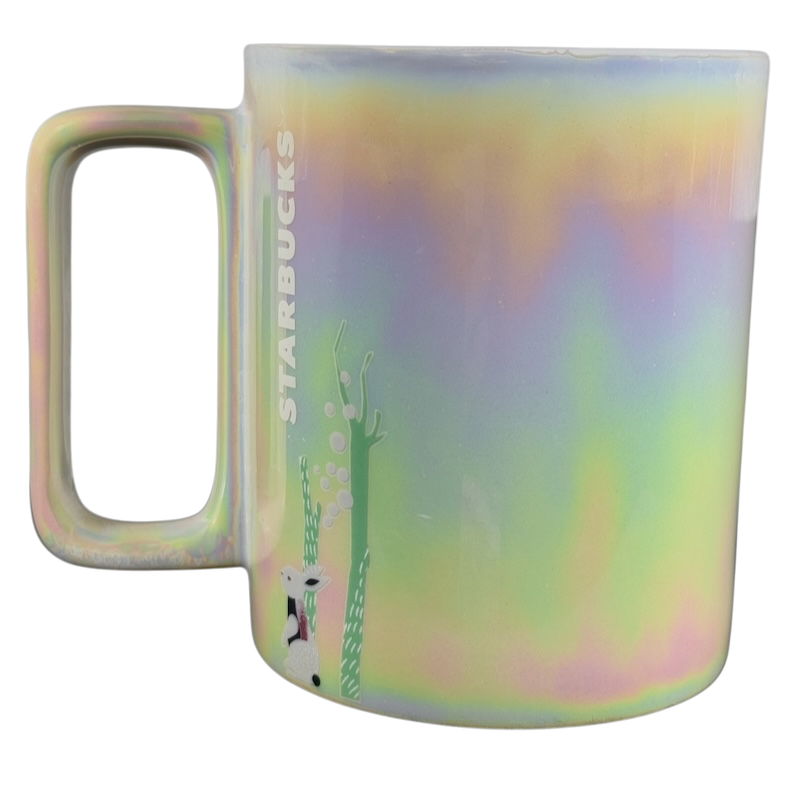 Holiday 2020 Iridescent White Deer In Forest 14oz Mug Starbucks