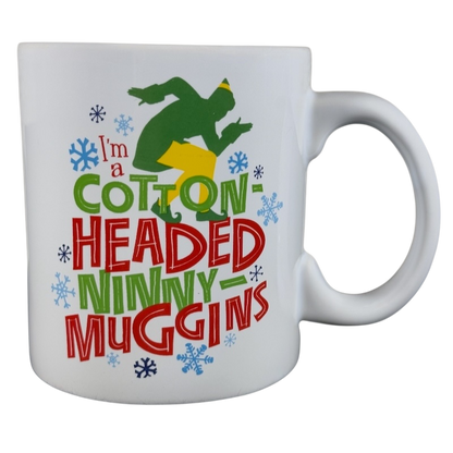 Elf I'm A Cotton Headed Ninny-Muggins Oversized Mug Silver Buffalo