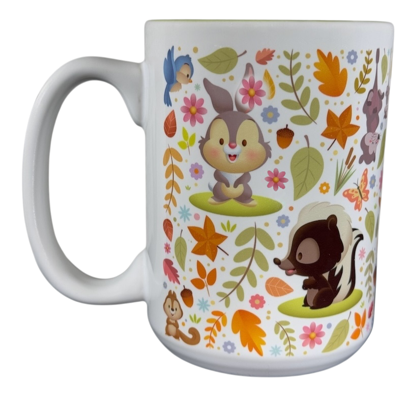 Babies Bambi Thumper Friend Owl Miss Bunny Flower Possums Disney Parks Mug Disney