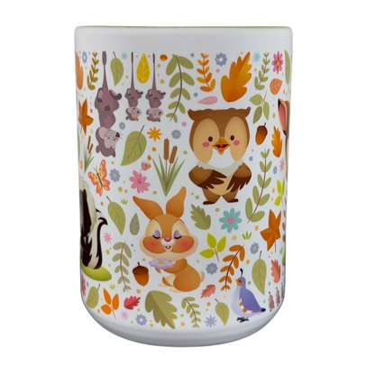 Babies Bambi Thumper Friend Owl Miss Bunny Flower Possums Disney Parks Mug Disney