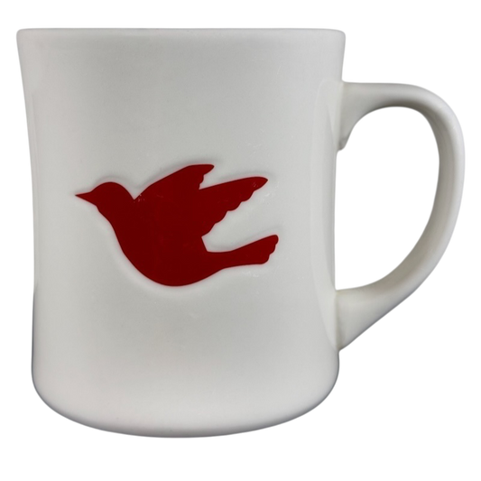 Etched Red Bird 2008 12oz Mug Starbucks