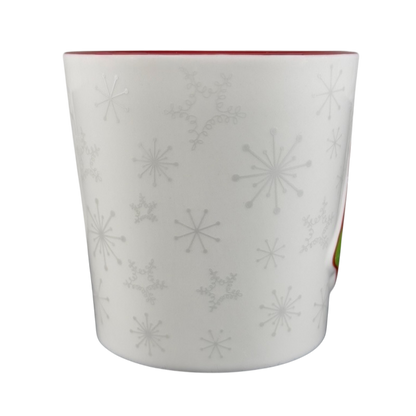 Snowflakes And Embossed Christmas Stocking 17oz Mug Holiday 2006 Starbucks