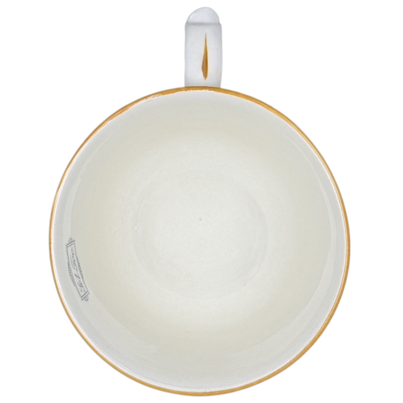 Adams Old English Cock Fighting Mug with elegant design and golden trim for collectors and enthusiasts