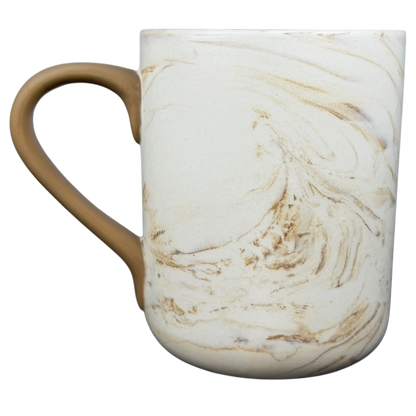 Alaska Marbled Moose Mug with a unique swirled design and a natural finish
