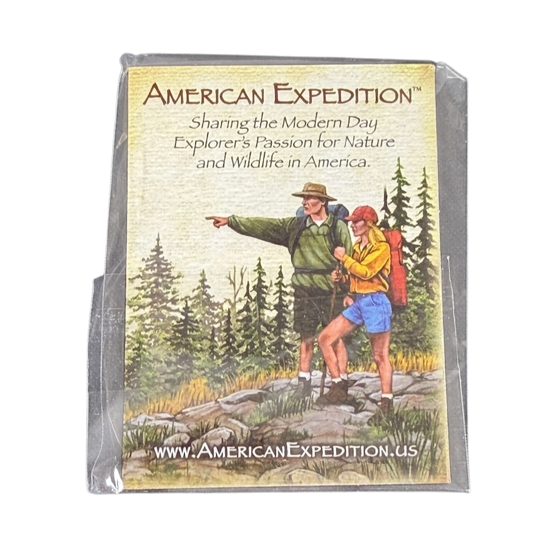 American Expedition Black Bear vintage mug featuring a scenic nature design for outdoor enthusiasts