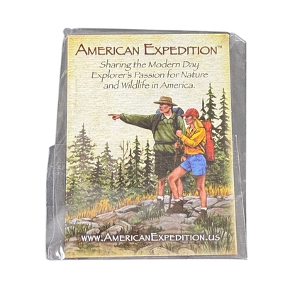American Expedition Black Bear vintage mug featuring a scenic nature design for outdoor enthusiasts