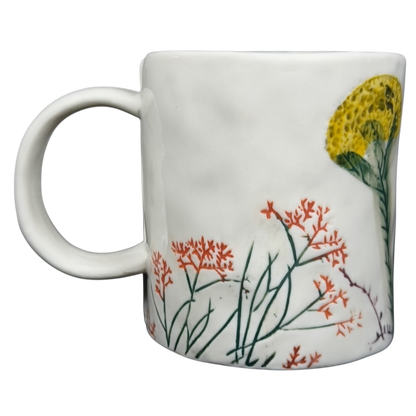 Dagny Letter 'N' Monogram Mug Anthropologie with Floral Design and Unique Handle