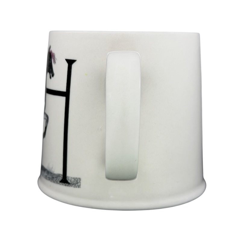Florence Balducci Horse Monogram Initial Mug Anthropologie featuring a unique side design