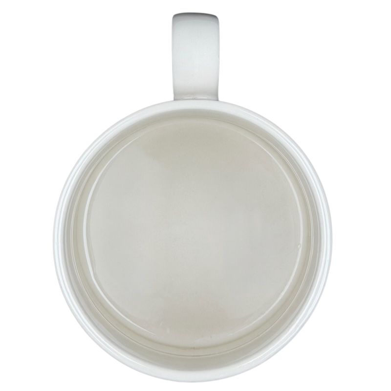 Florence Balducci Horse Monogram Initial Mug Anthropologie with a glossy white finish
