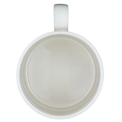 Florence Balducci Horse Monogram Initial Mug Anthropologie with a glossy white finish