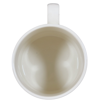 Interior view of the Florence Balducci Koala Bear Monogram Initial Mug Anthropologie showcasing a smooth, glossy finish