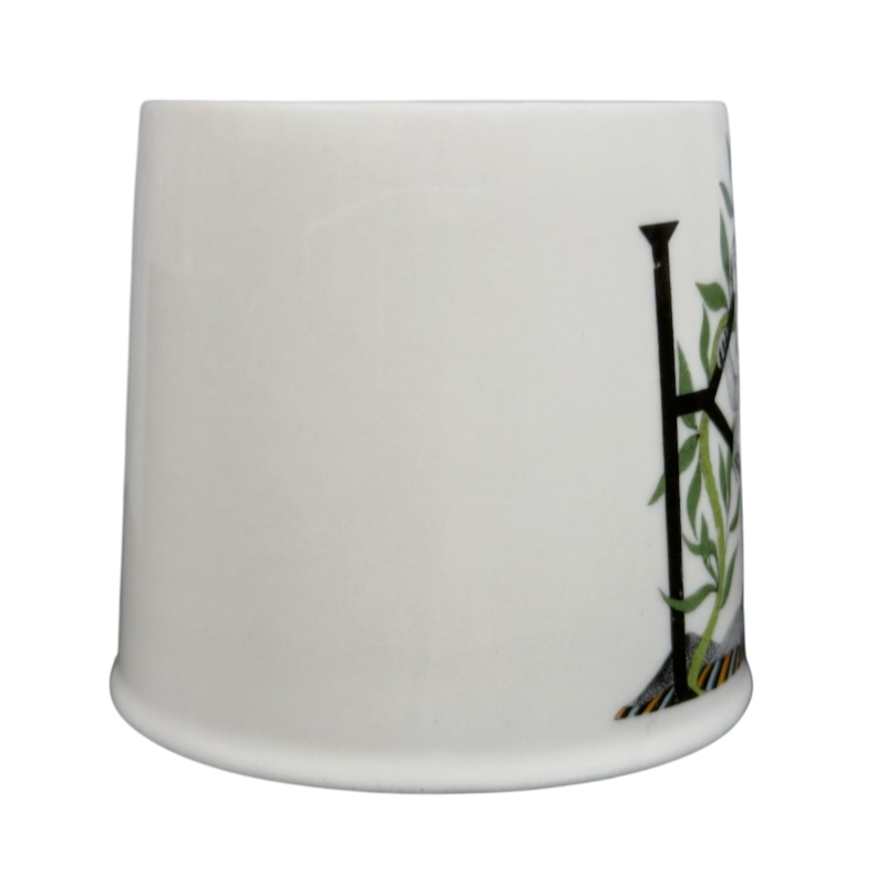 Florence Balducci Koala Bear Monogram Initial Mug Anthropologie featuring a whimsical design with a letter and greenery