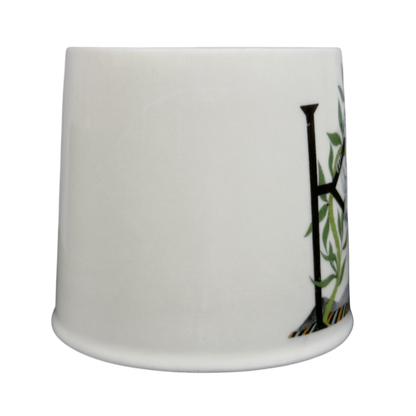 Florence Balducci Koala Bear Monogram Initial Mug Anthropologie featuring a whimsical design with a letter and greenery