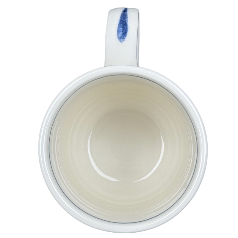 Anthropologie Molly Hatch llama collectible mug with a decorative design and spacious interior