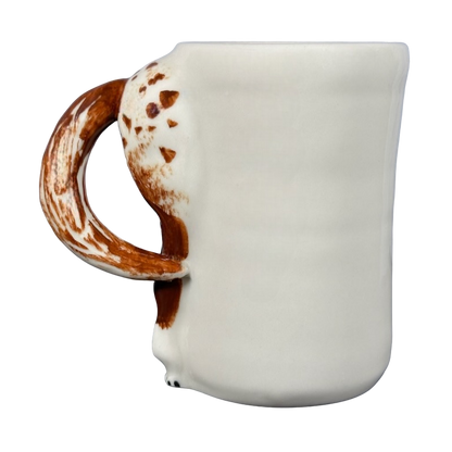 Unique Appaloosa horse 3D tail mug with a creatively designed handle for horse lovers