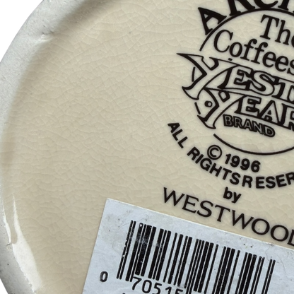 Archives Yester Year Brand American Belle Mug Westwood with detailed design and barcode on the base