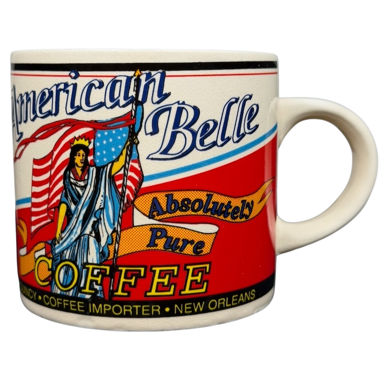 Archives Yester Year Brand American Belle Mug Westwood featuring colorful graphics and a vintage design