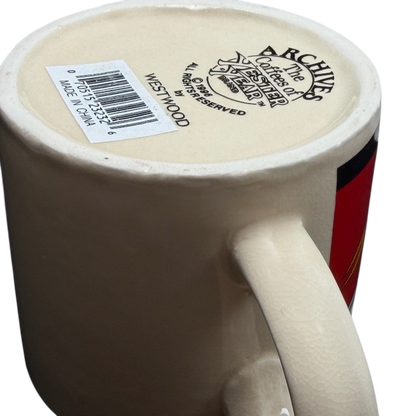 Archives Yester Year Brand American Belle Mug Westwood with a textured handle and a vintage design