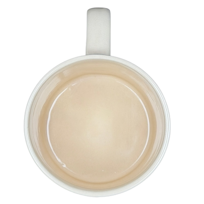 Archives Yester Year Brand American Belle Mug Westwood in a neutral beige color, top view