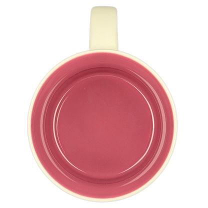 Arizona State University Starbucks mug with a pink interior and cream exterior for college fans