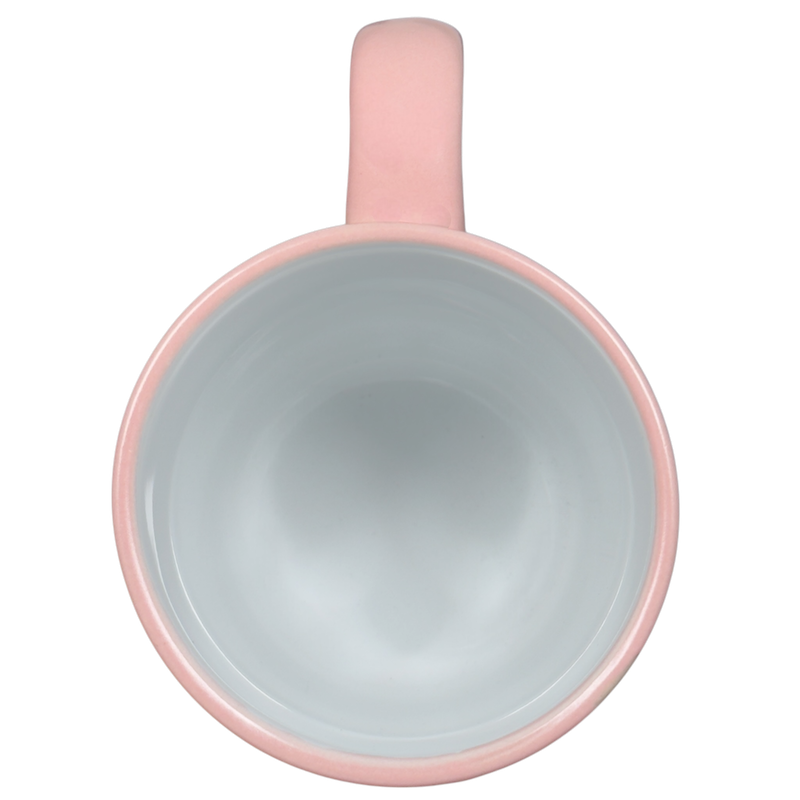 Inside view of the Love You A Latte FabFitFun Mug Ayesha Curry showcasing its smooth finish and cute design