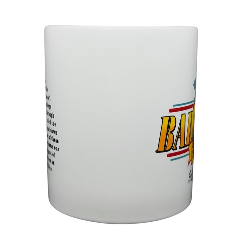 Bad Ass Coffee Company Salt Lake City mug featuring bold colors and unique design for coffee lovers
