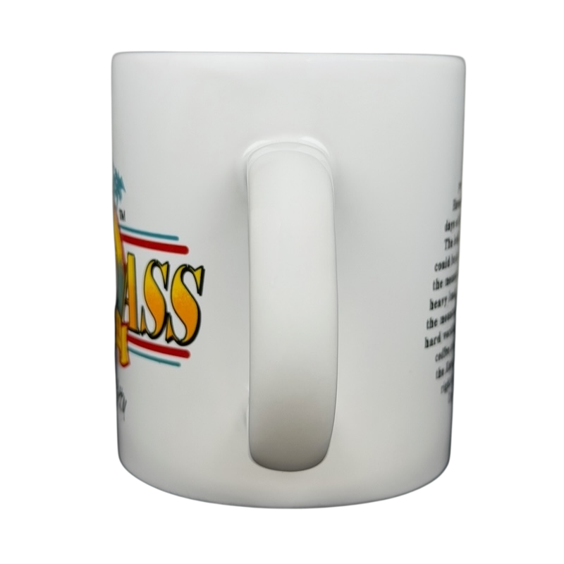 Bad Ass Coffee Company Salt Lake City mug featuring colorful logo and text design