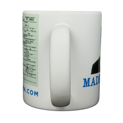 Barack Obama birth certificate vintage mug featuring a detailed graphic design