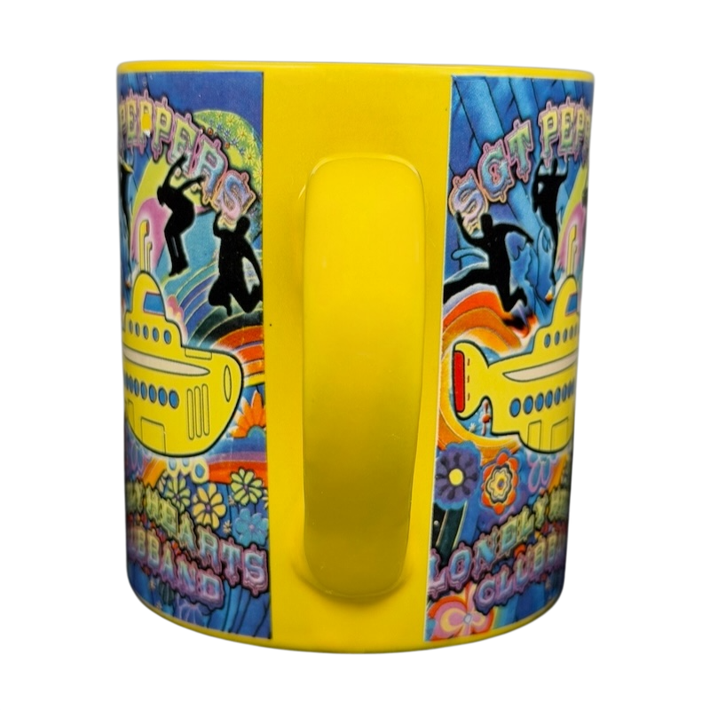 Beatles Yellow Submarine Mug Silver Buffalo featuring vibrant colorful design with iconic submarine theme