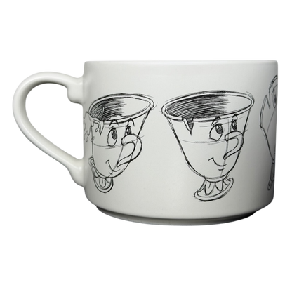Disney Beauty and the Beast Chip stackable mug featuring playful character designs for fans