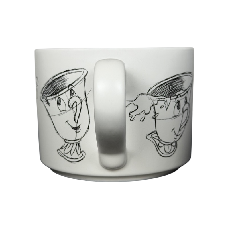 Disney Beauty and the Beast Chip stackable mug featuring charming character designs in a playful style
