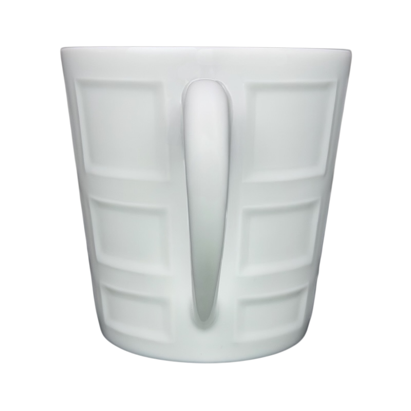 Elegant Limoges France Mug Bernardaud in a classic white design with a structured handle