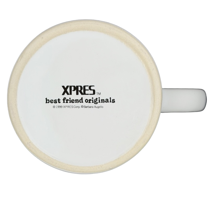 Bottom view of Best Friend Originals Chihuahua Mug Xpres featuring a smooth ceramic finish and branding