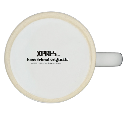 Bottom view of Best Friend Originals Chihuahua Mug Xpres featuring a smooth ceramic finish and branding