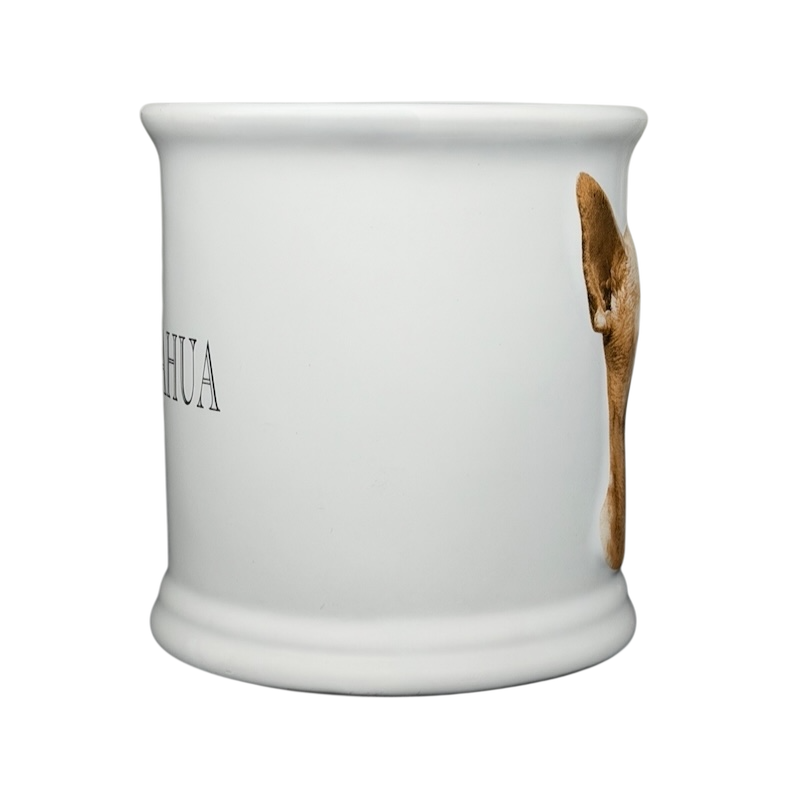 Best Friend Originals Chihuahua Mug Xpres featuring a cute Chihuahua design on a white ceramic mug