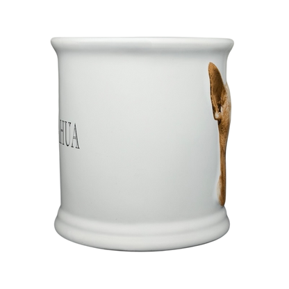 Best Friend Originals Chihuahua Mug Xpres featuring a cute Chihuahua design on a white ceramic mug