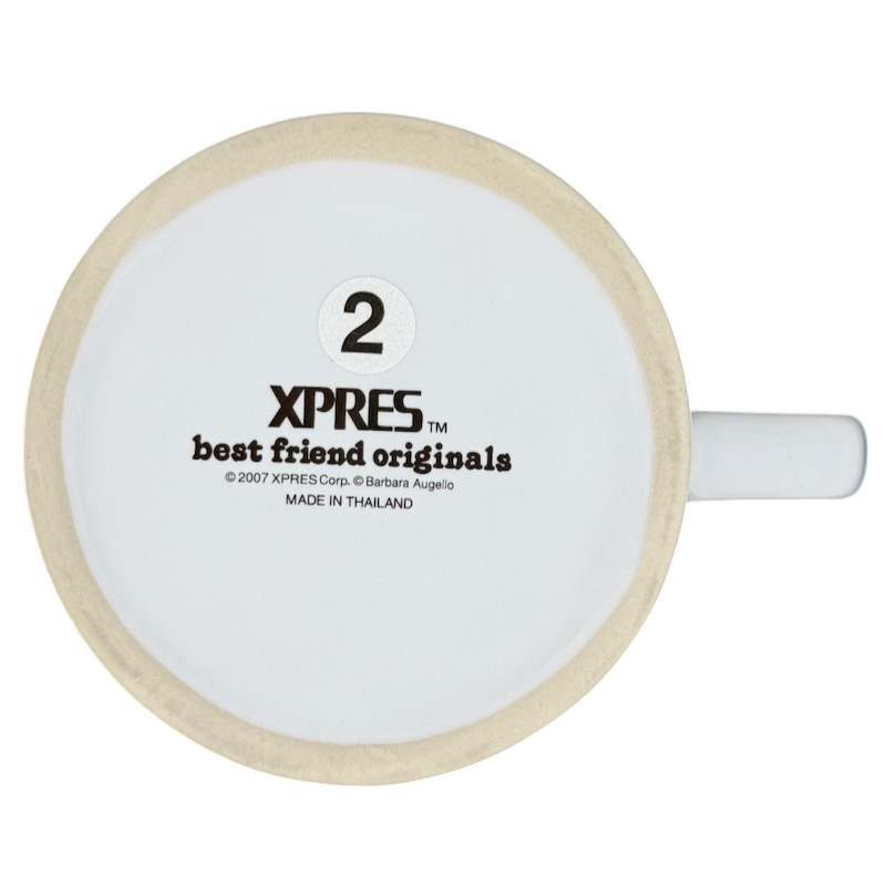 Bottom view of Xpres Best Friend Originals Golden Retriever Mug with a smooth finish