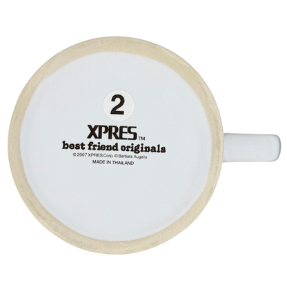 Bottom view of Xpres Best Friend Originals Golden Retriever Mug with a smooth finish