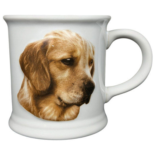 Best Friend Originals Golden Retriever Mug Xpres featuring a detailed dog portrait on a white ceramic mug