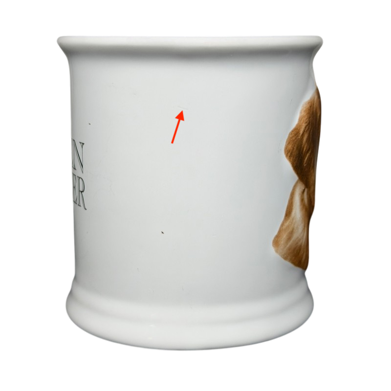 Best Friend Originals Golden Retriever Mug Xpres featuring a cute golden retriever design on a white background