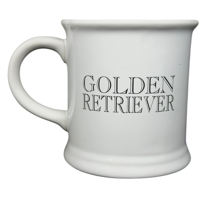 Best Friend Originals Golden Retriever Mug Xpres with simple text design featuring 'Golden Retriever'