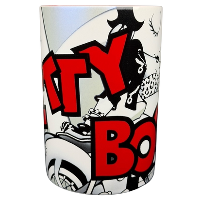 Betty Boop motorcycle Universal Studios mug featuring vibrant artwork and classic design