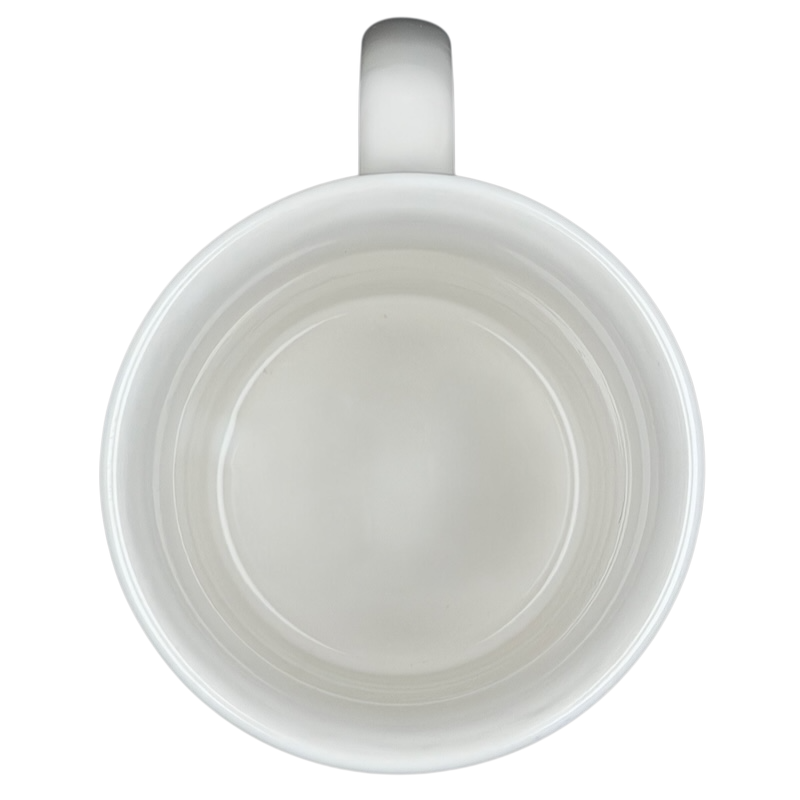 Empty white coffee mug with simple design, ideal for Betty Ford Center At Eisenhower use