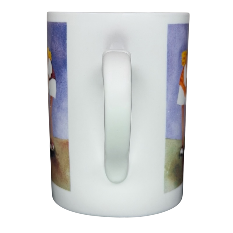 Birdies Golf Erika Oller Mug featuring a colorful golf-themed design for enthusiasts
