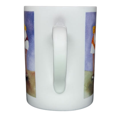 Birdies Golf Erika Oller Mug featuring a colorful golf-themed design for enthusiasts