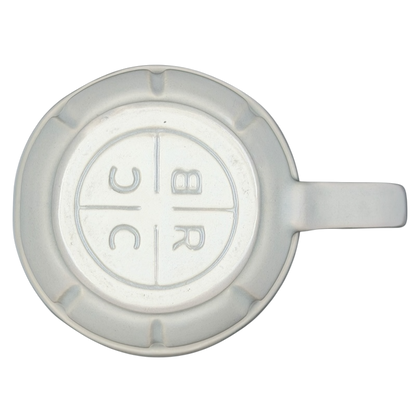 Top view of the Black Rifle Coffee Company Grenade Mug with a unique grenade design and handle