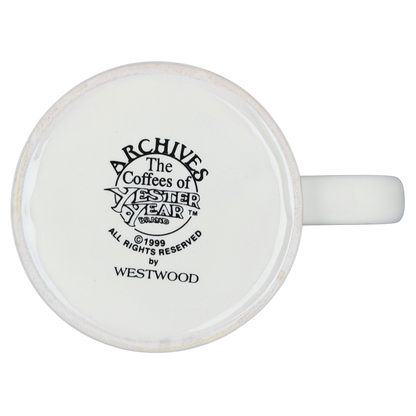 Bloom's Coffee vintage mug featuring a classic design with the Archives logo on the bottom