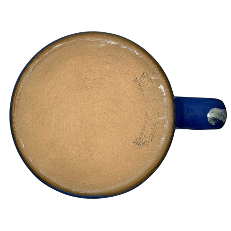 Bottom view of Boulder Mountain Lodge Utah Deneen mug featuring earthy tones and handcrafted design