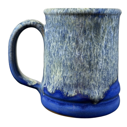 Boulder Mountain Lodge Utah Deneen mug with a blue and textured glaze finish