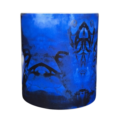 Buffy The Vampire Slayer Mug Surreal Entertainment featuring bold blue design and intricate patterns